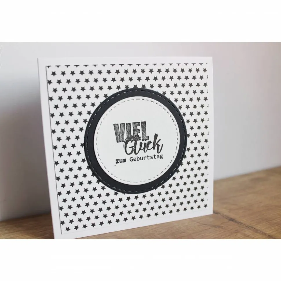 Geburtstagskarte, Glückwunschkarte "Viel Glück" aus der Manufaktur Karla