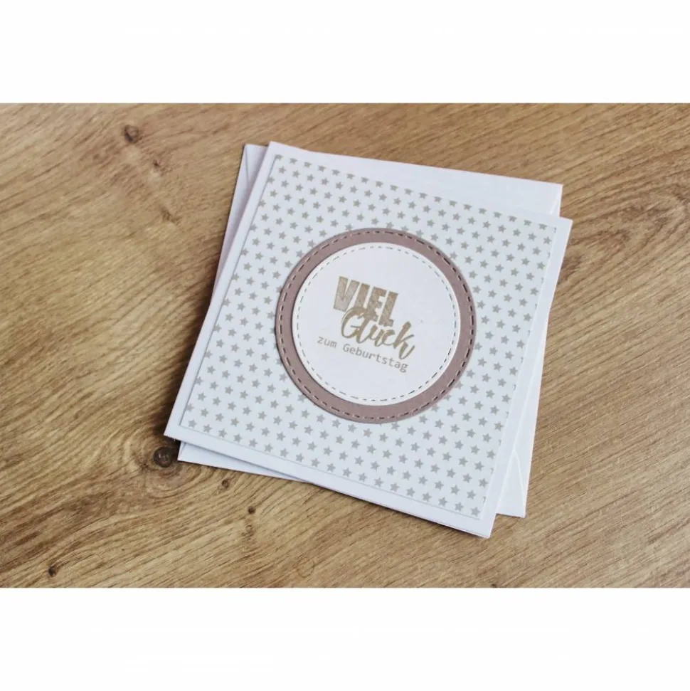 Geburtstagskarte, Glückwunschkarte "Viel Glück" aus der Manufaktur Karla