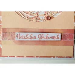 Geburtstagskarte Glückwunschkarte Blumen Handarbeit 3D