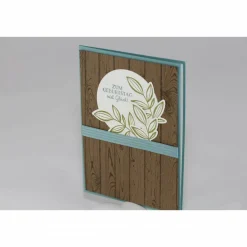 Geburtstagskarte "Holz rustikal"