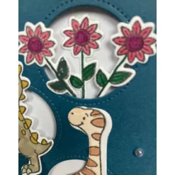 Geburtstagskarte Kindergeburtstag Karte Dinos Glückwunschkarte Karte handgefertigt