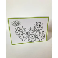 Geburtstagskarte Kindergeburtstag Karte Tiere Glückwunschkarte Karte handgefertigt