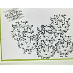 Geburtstagskarte Kindergeburtstag Karte Tiere Glückwunschkarte Karte handgefertigt