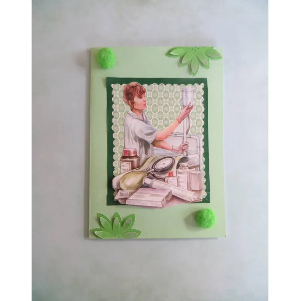 Geburtstagskarte Krankenschwester, Danksagung