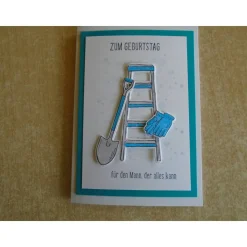 Geburtstagskarte  Mann Glückwunschkarte  Geburtstag Grußkarte  Vater Farbe nach Wahl