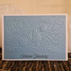 Geburtstagskarte Meer / Muschel Grußkarte / Unterwasserwelt Karte / maritime Geburtstagskarte / Geburtstagskarte Meer