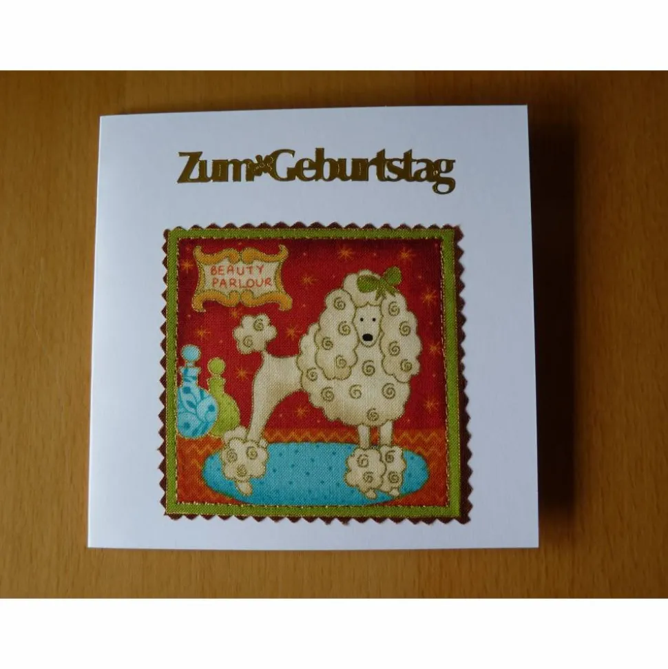 Geburtstagskarte mit Hund Grußkarte