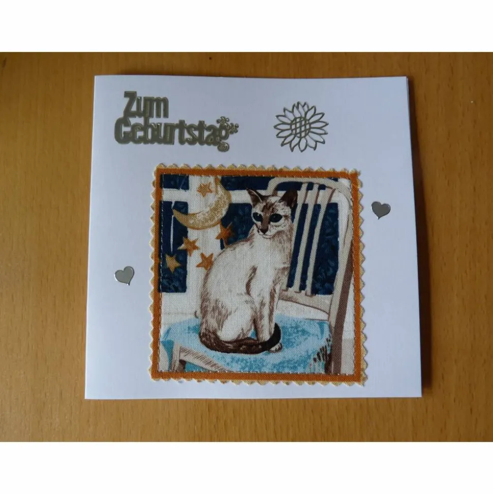 Geburtstagskarte mit Katze Grußkarte