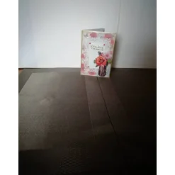 Geburtstagskarte mit Mohnblumen für eine Frau