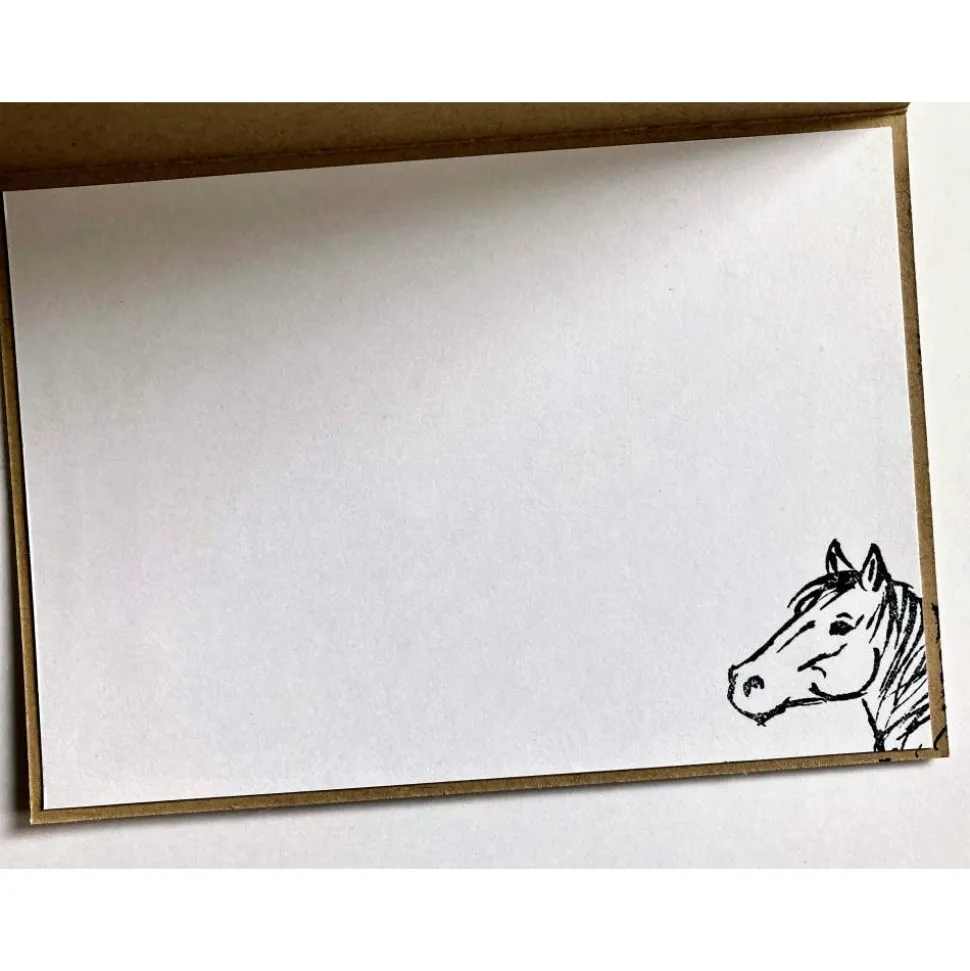 Geburtstagskarte mit Pferden Grußkarte Pferdekarte Reitsport Stampin up! Handarbeit Unikat