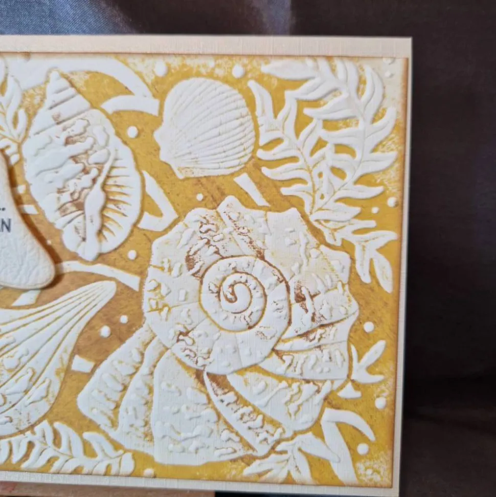 Geburtstagskarte  Muscheln  Freunde  Geschenk  Beige  Geburtstag  Karte zum Geburtstag