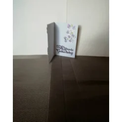 Geburtstagskarte zum 60 für eine Frau, verspielt , Blumen, Lila