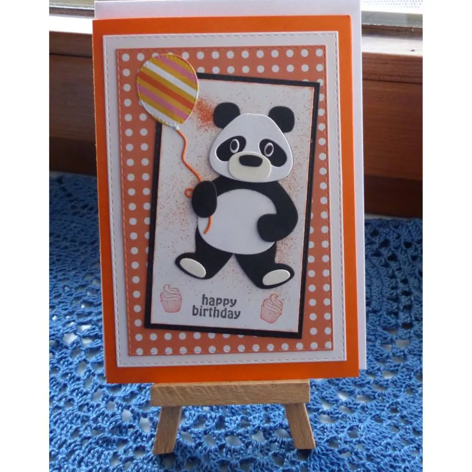 Geburtstagskarte,Kinderkarte,Pandabär