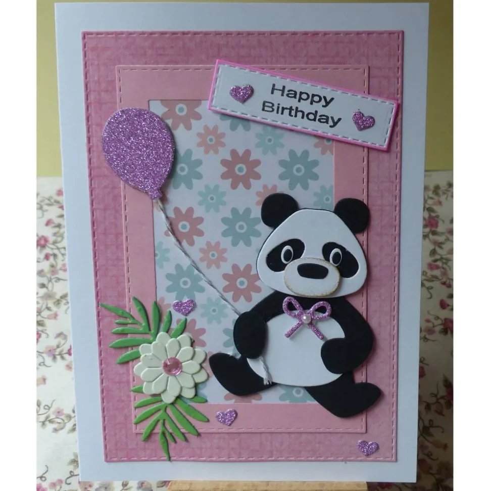 Geburtstagskarte,Kinderkarte,Pandabär