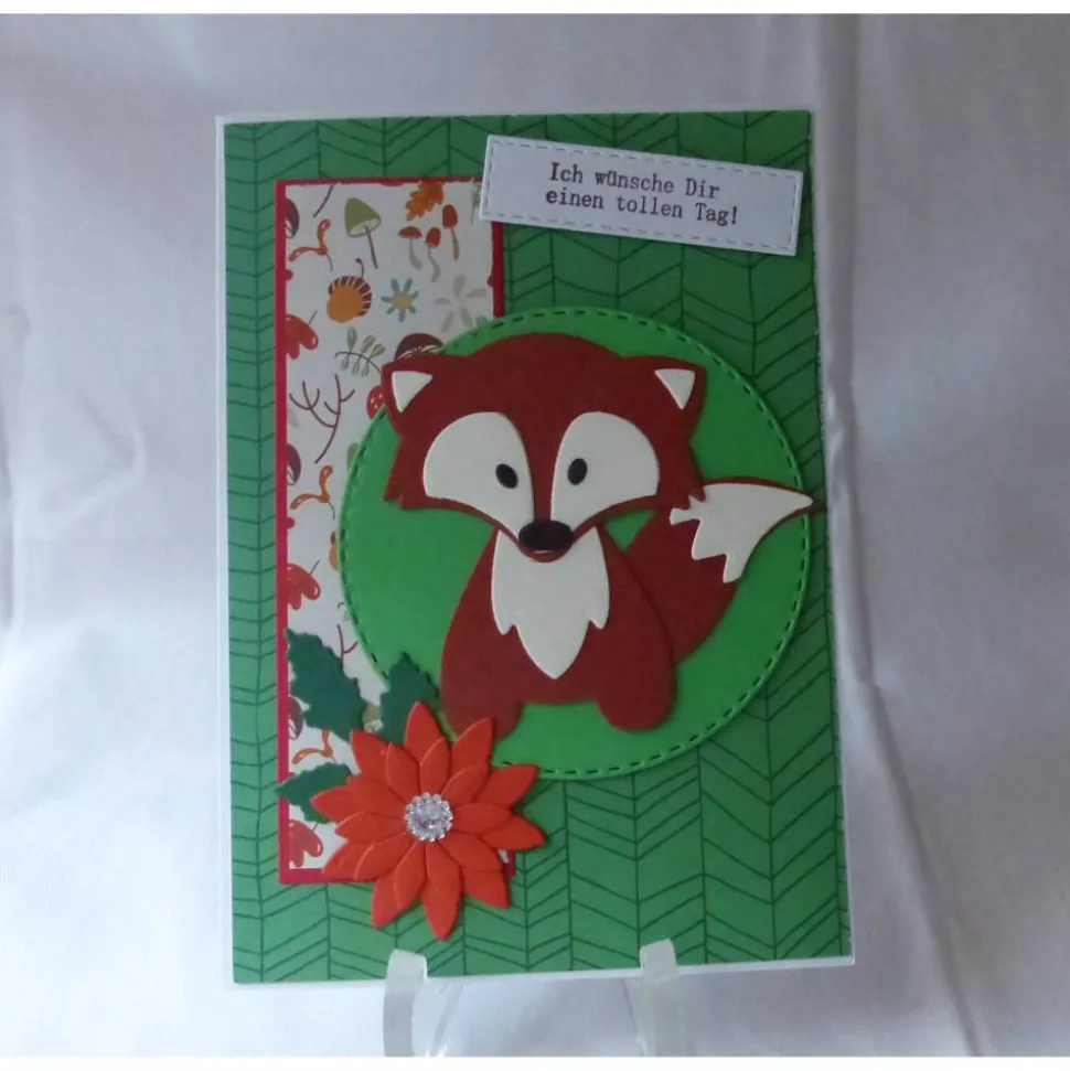 Geburtstagskarte,Kinderkarte,Fuchs