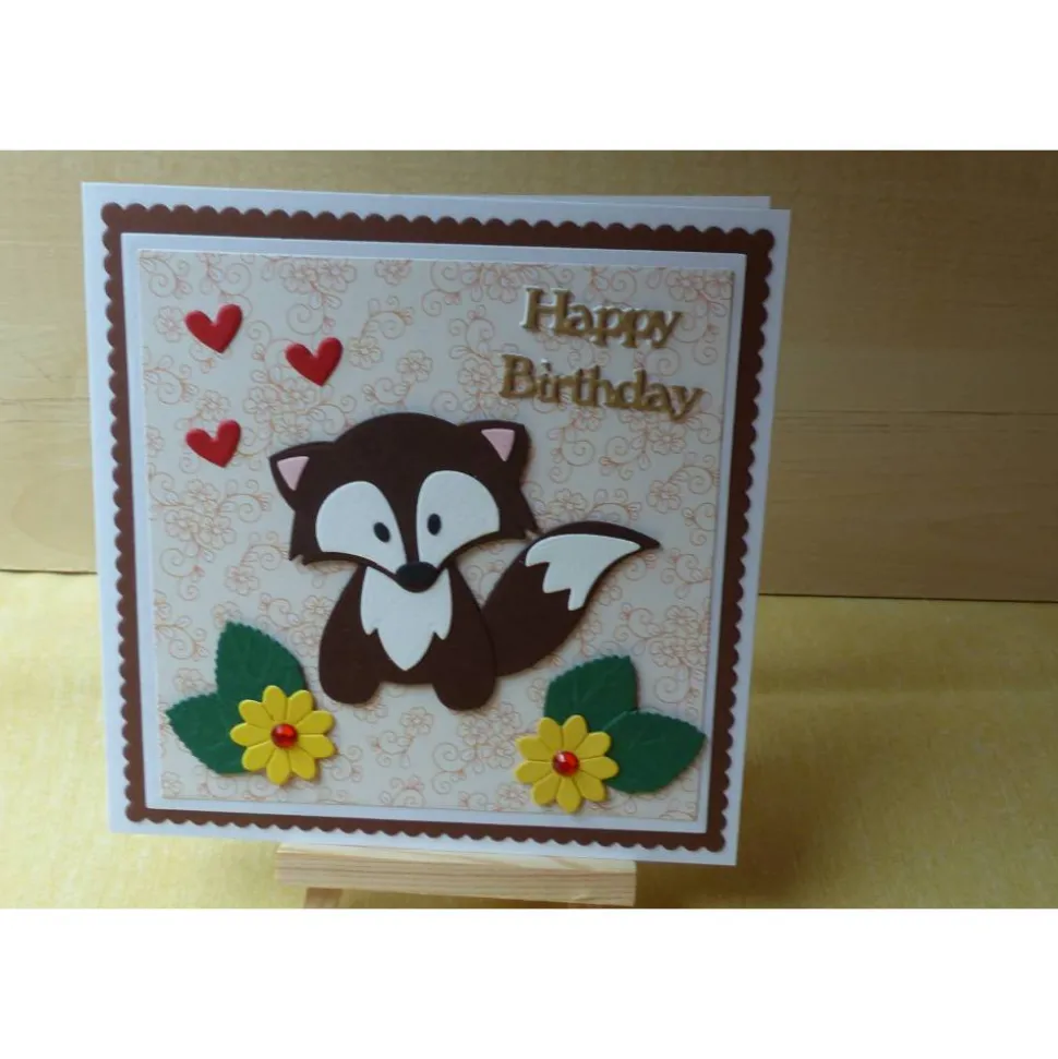 Geburtstagskarte,Kinderkarte,Fuchs