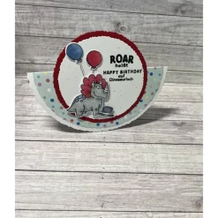 Geburtstagskarten Dino „Happy Birthday“ Schaukelkarte Glückwunschkarten Kinder Grußkarten Handmade Stampin‘ Up!
