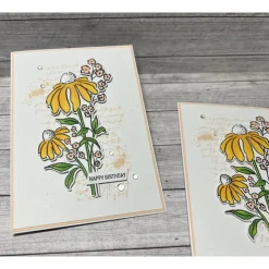 Geburtstagskarten „Happy Birthday“ Blumen Glückwunschkarten Grußkarten Karten Geburtstag Handmade Stampin‘ Up!