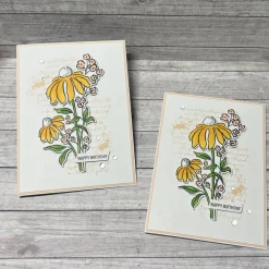 Geburtstagskarten „Happy Birthday“ Blumen Glückwunschkarten Grußkarten Karten Geburtstag Handmade Stampin‘ Up!