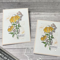 Geburtstagskarten „Happy Birthday“ Blumen Glückwunschkarten Grußkarten Karten Geburtstag Handmade Stampin‘ Up!