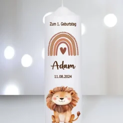 Geburtstagskerze Kinder,Geburtstag,Kerze Geburtskerze Kind,Lebenskerze,Kindergeburtstags,Einschulungskerze,Lichtkerze