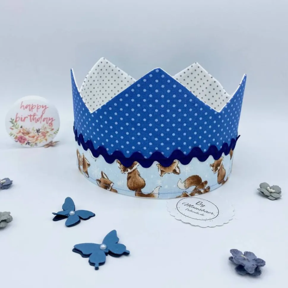 Geburtstagskrone für Kinder , Krone, größenverstellbar