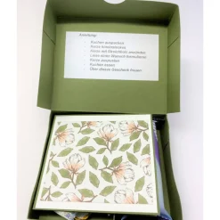 Geburtstagskuchen Bausatz – Handgemachte Geschenkverpackung 12x10x3 cm aus Tonkarton