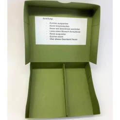 Geburtstagskuchen Bausatz – Handgemachte Geschenkverpackung 12x10x3 cm aus Tonkarton