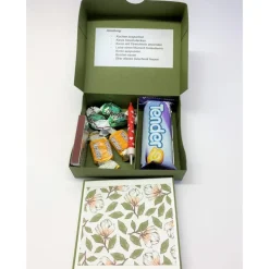 Geburtstagskuchen Bausatz – Handgemachte Geschenkverpackung 12x10x3 cm aus Tonkarton