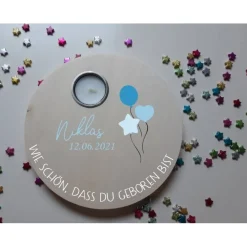 Geburtstagslicht | Geburtstagsbrett / Ballons