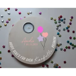 Geburtstagslicht | Geburtstagsbrett / Ballons