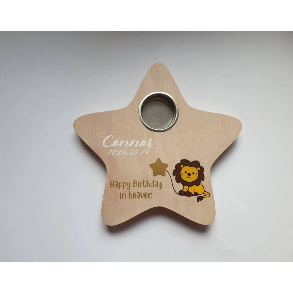 Geburtstagslicht/ Sternengeburtstag Löwe | Sternenkind