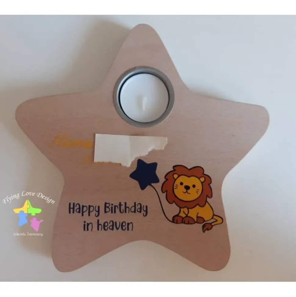 Geburtstagslicht/ Sternengeburtstag Löwe | Sternenkind