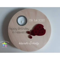 Geburtstagslicht/ Sternengeburtstag Käfer | Sternenkind