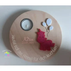 Geburtstagslicht/ Sternengeburtstag Einhorn | Sternenkind