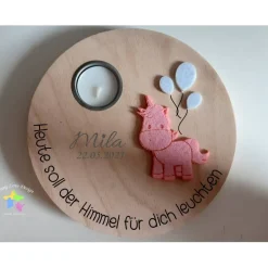 Geburtstagslicht/ Sternengeburtstag Einhorn | Sternenkind