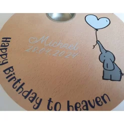 Geburtstagslicht/ Sternengeburtstag rund | Sternenkind