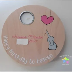 Geburtstagslicht/ Sternengeburtstag rund | Sternenkind