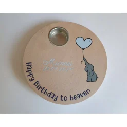 Geburtstagslicht/ Sternengeburtstag rund | Sternenkind