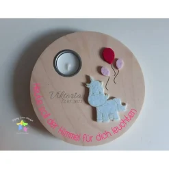 Geburtstagslicht/ Sternengeburtstag Einhorn | Sternenkind