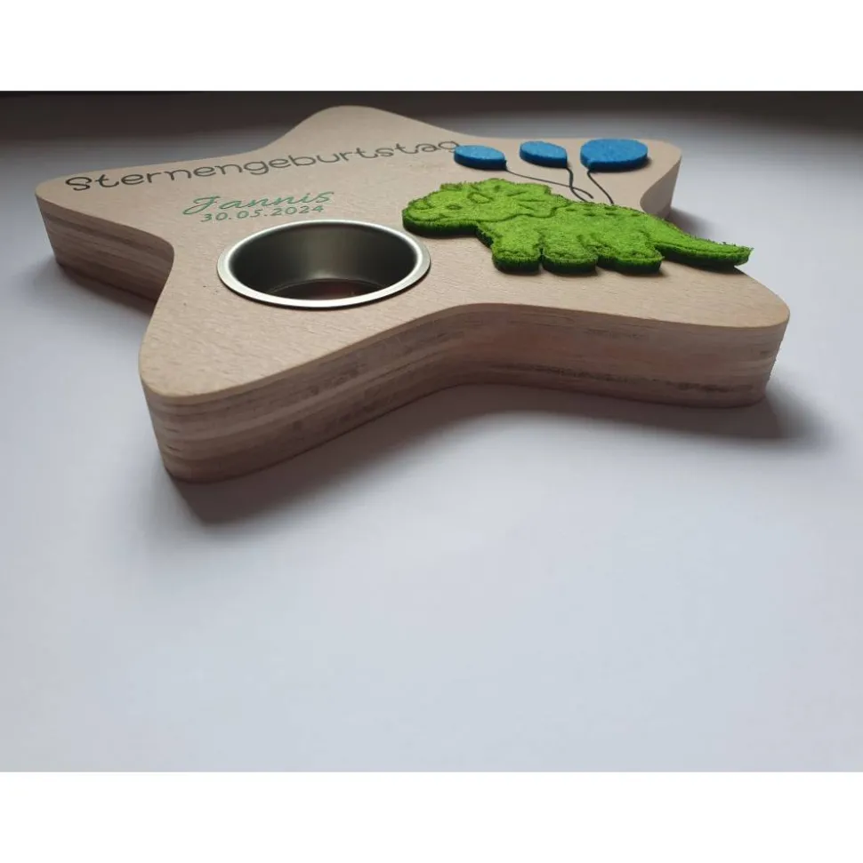 Geburtstagslicht/ Sternengeburtstag Dino | Sternenkind