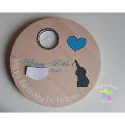 Geburtstagslicht/ Sternengeburtstag rund  | Sternenkind