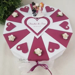 Geburtstagstorte Torte BEERE-WEISS Geldgeschenk