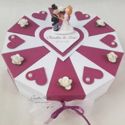 Geburtstagstorte Torte BEERE-WEISS Geldgeschenk