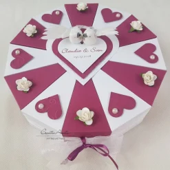 Geburtstagstorte Torte BEERE-WEISS Geldgeschenk