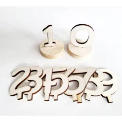 Geburtstagszahlen Steckzahlen 0-9