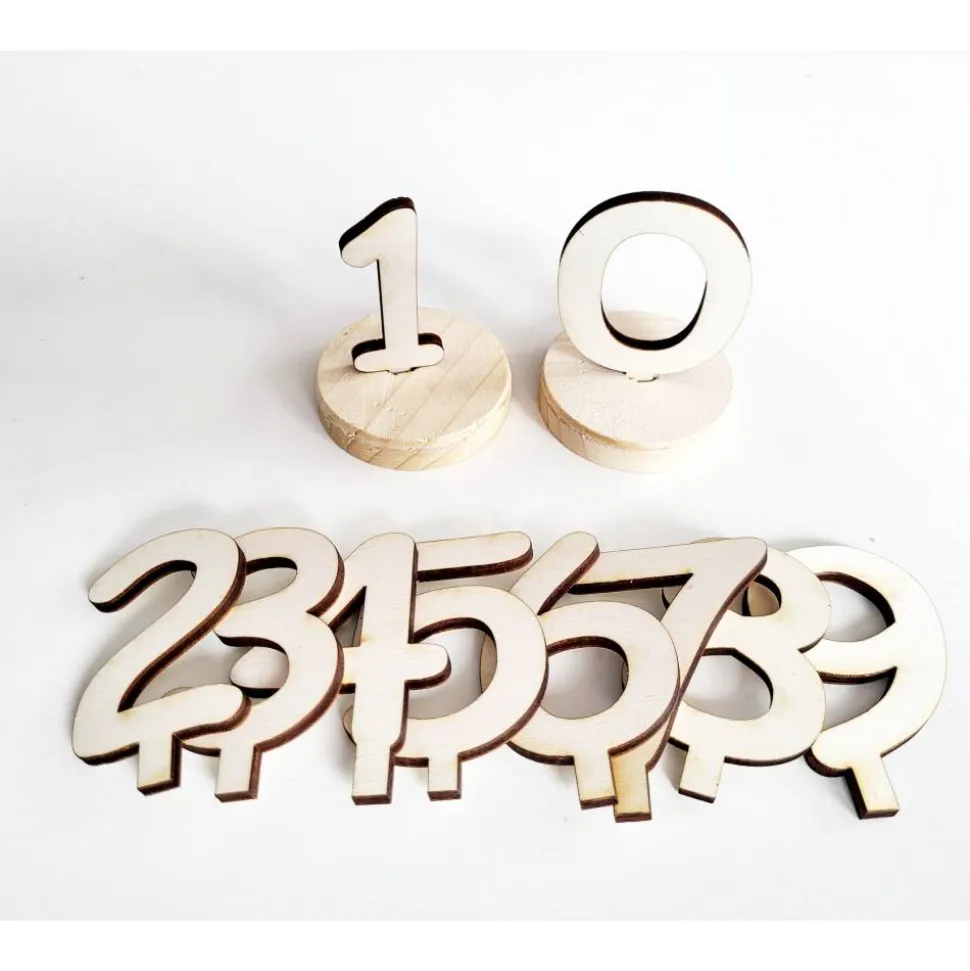 Geburtstagszahlen Steckzahlen 0-9