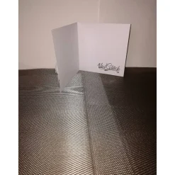 Geburtststagskarte für eine Frau verspielt mit blauen Hortensien