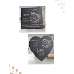 Gedenken, Grabschmuck  Pferd