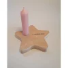 Gedenklicht für Sternenkind | Erinnerungslicht | Geschenk nach Fehlgeburt | Kondolenzgeschenk | Stern aus Holz mit Kerze